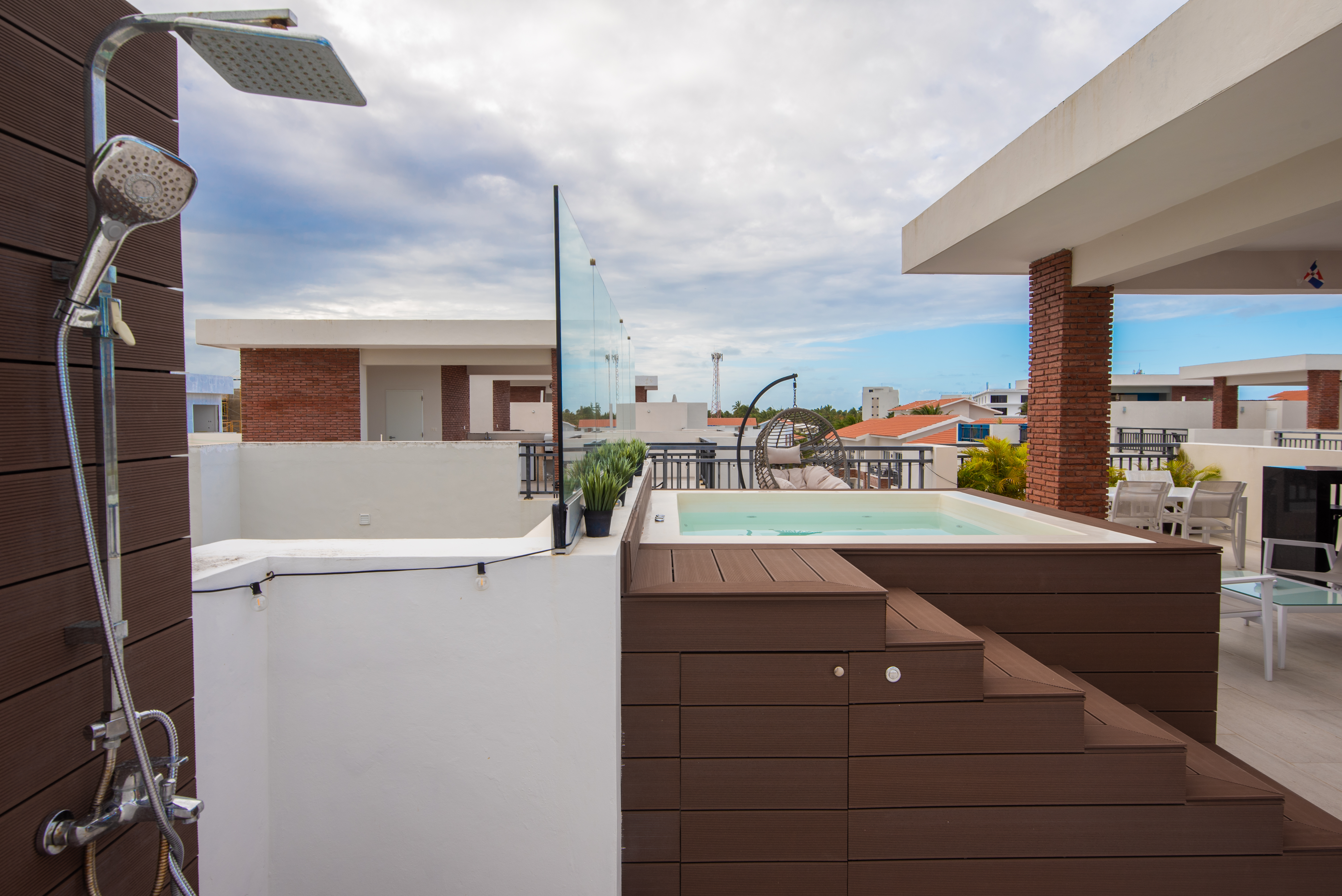 PuntaNent penthouse terrace with jacuzzi